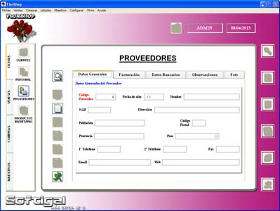 Programa gestión de Floristerías