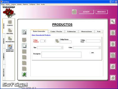 Programa gestión de Floristerías