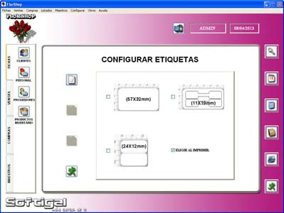 Programa gestión de Floristerías