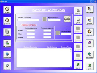 Programa gestión de lavanderías y tintorerías