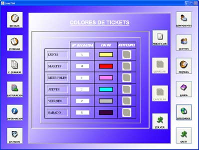 Programa gestión de lavanderías y tintorerías