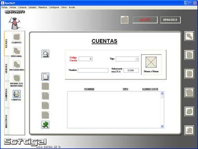 Programa gestión de Hostelería