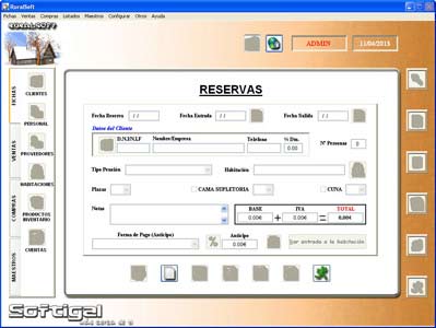Programa gestión de casas rurales